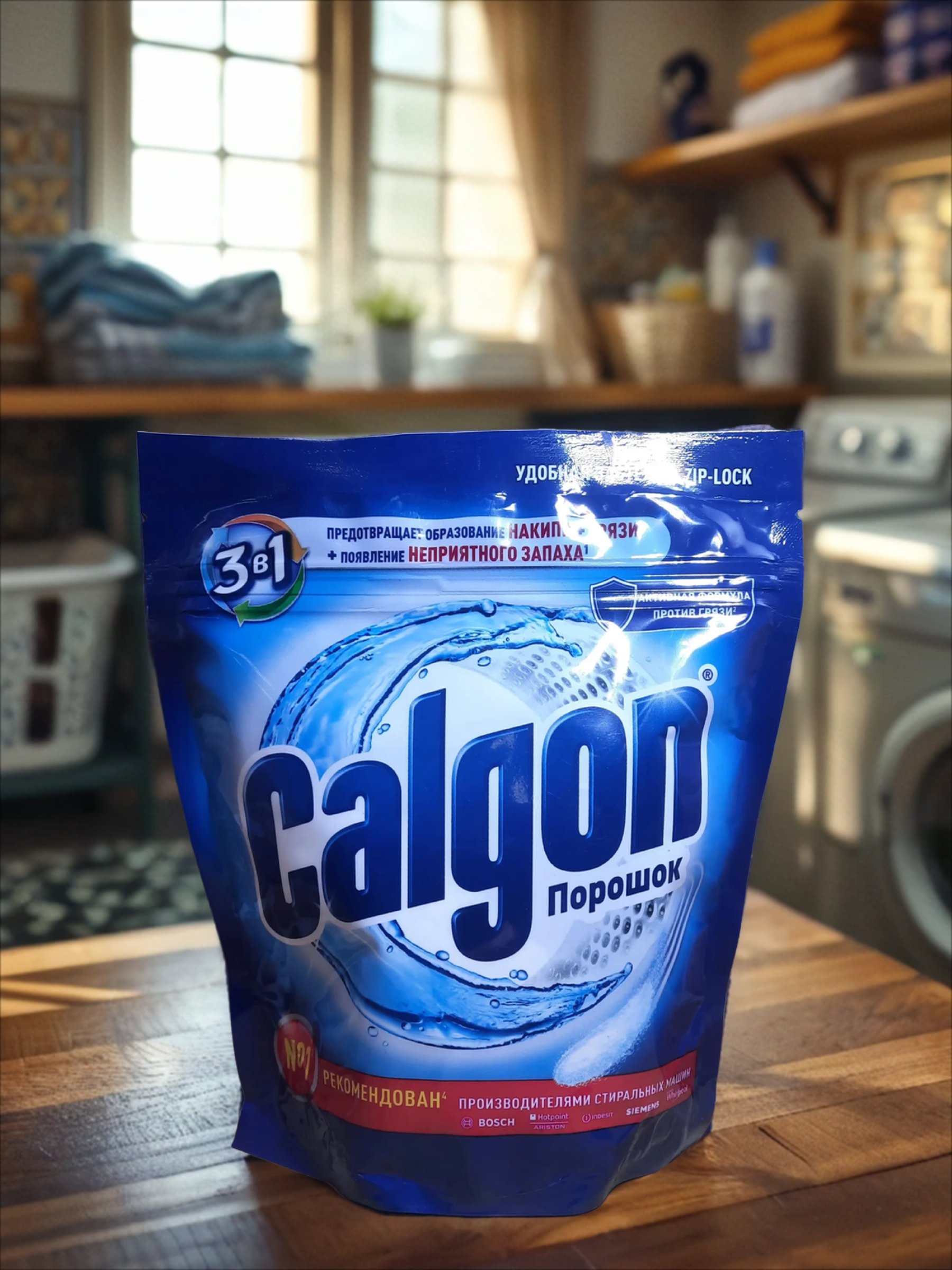 Calgon 3 в 1 Порошок  для смягчения воды и предотвращения образования известкового налета 400 г