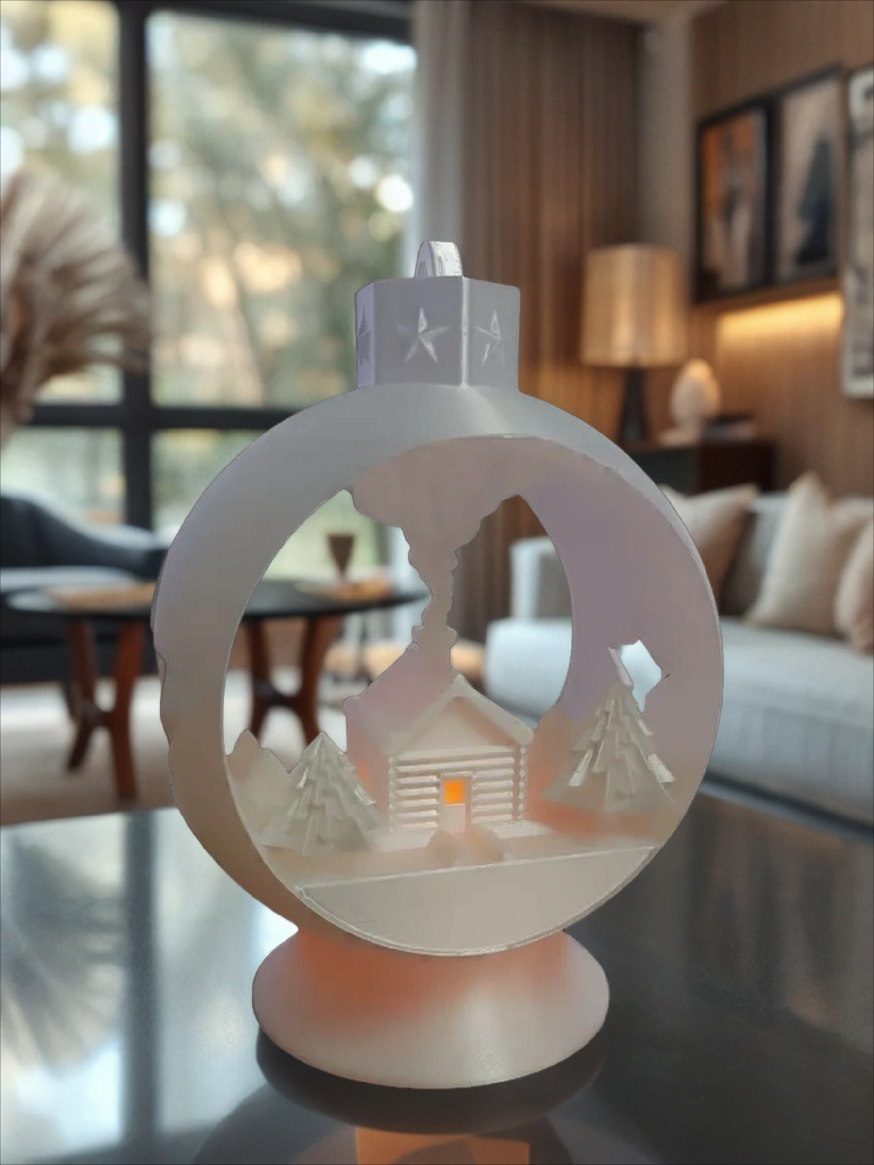 POAC Шар Рождественская деревня