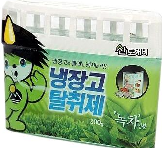 Sandokkaebi Odor Fri Ароматизатор-поглотитель для холодильника объемом до 300 л Зеленый чай 200 гр