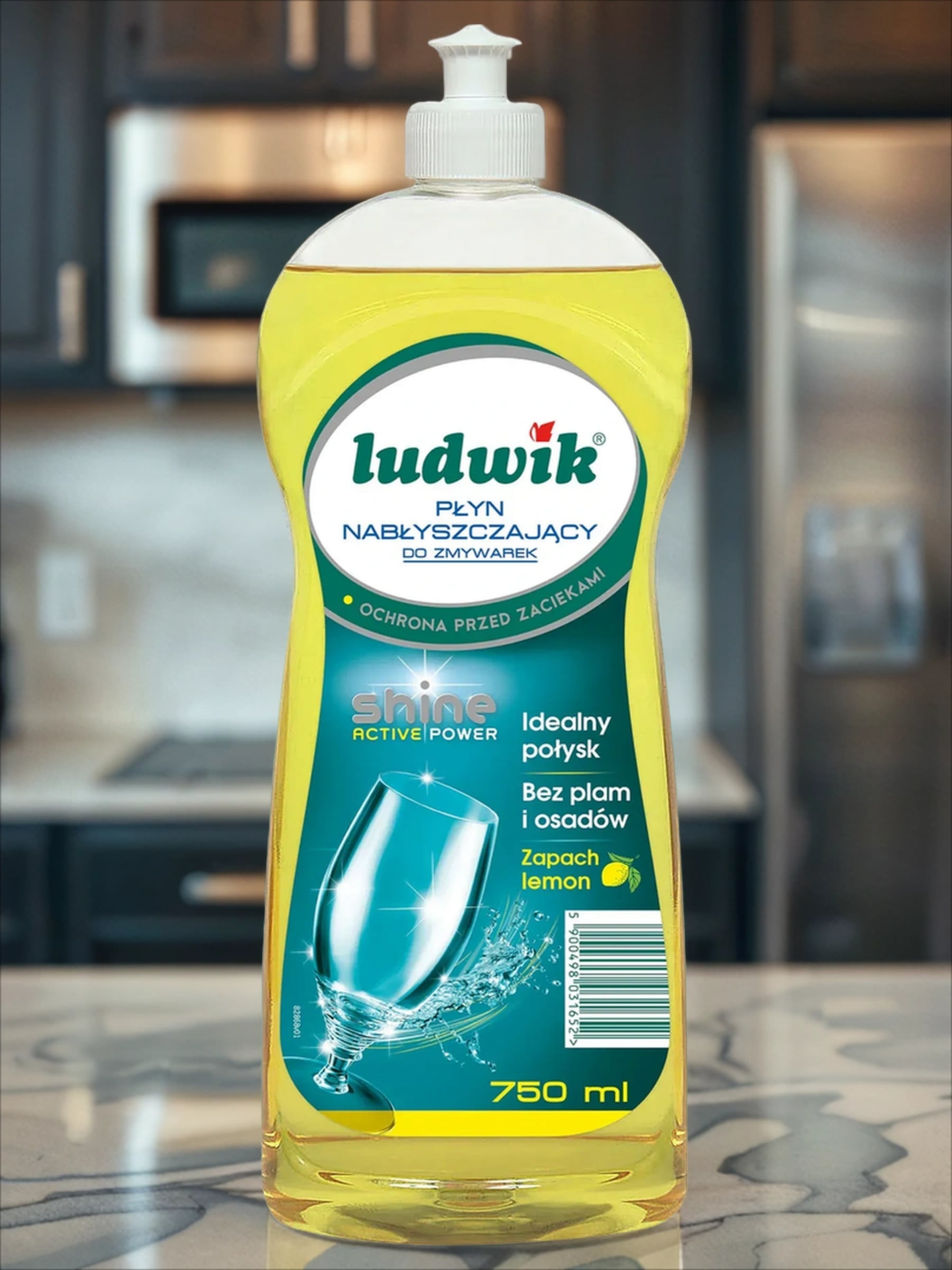 Ludwik Ополаскиватель для посудомоеных машин Лимон 750 мл