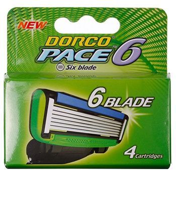 Dorco PACE 6 Сменные картриджи для бритвенной системы 4 шт