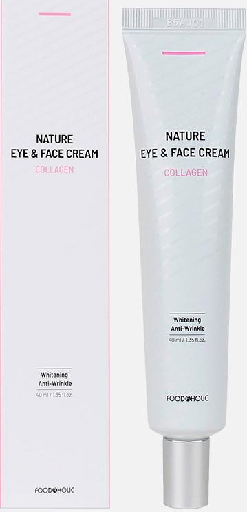 Food a Holic Nature Eye & Face Cream Collagen Крем для лица и области вокруг глаз с коллагеном 40 мл