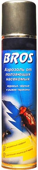 BROS Аэрозоль от ползающих насекомых 400 мл