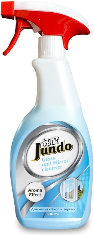 Jundo Active foam Средство концентрированное для мытья стекл, пластика и зеркал с ароматом экзотических фруктов 500 мл с распылителем