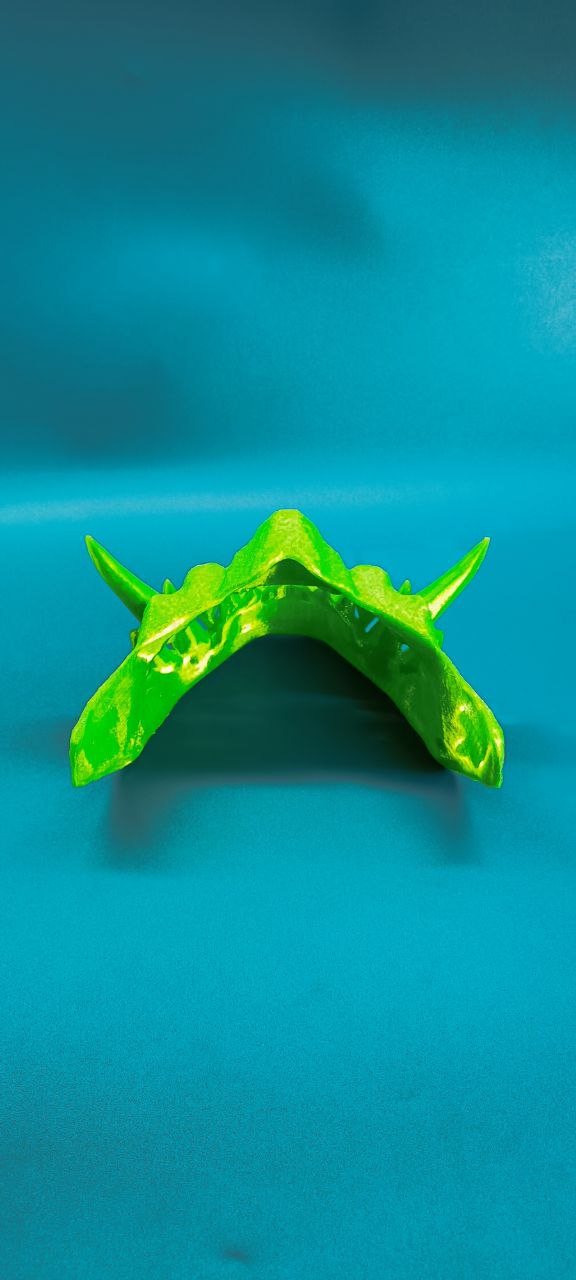 POAC Маска Гоблин Ярко-зеленая флуоресцентная