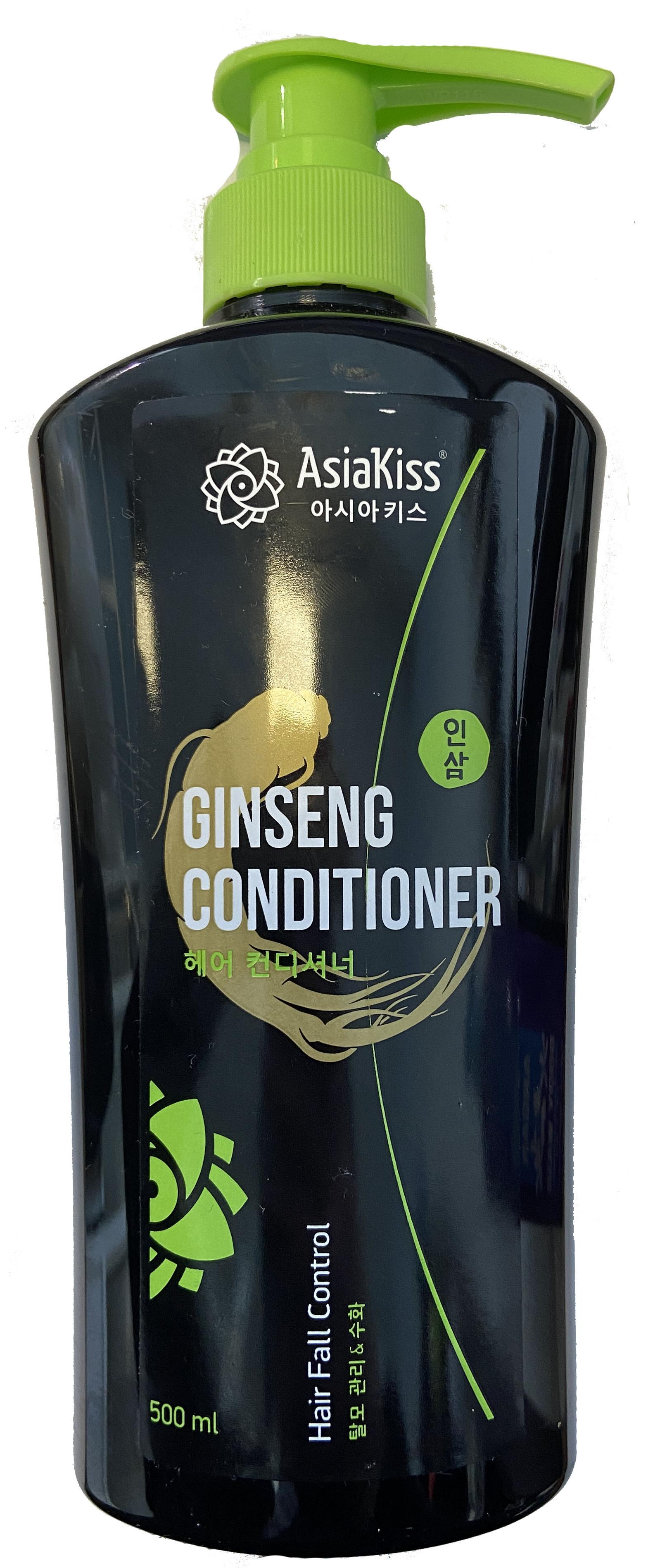AsiaKiss Ginseng Conditioner Hair Fall Control Кондиционер для волос с экстрактом женьшеня Контроль выпадения волос 500 мл