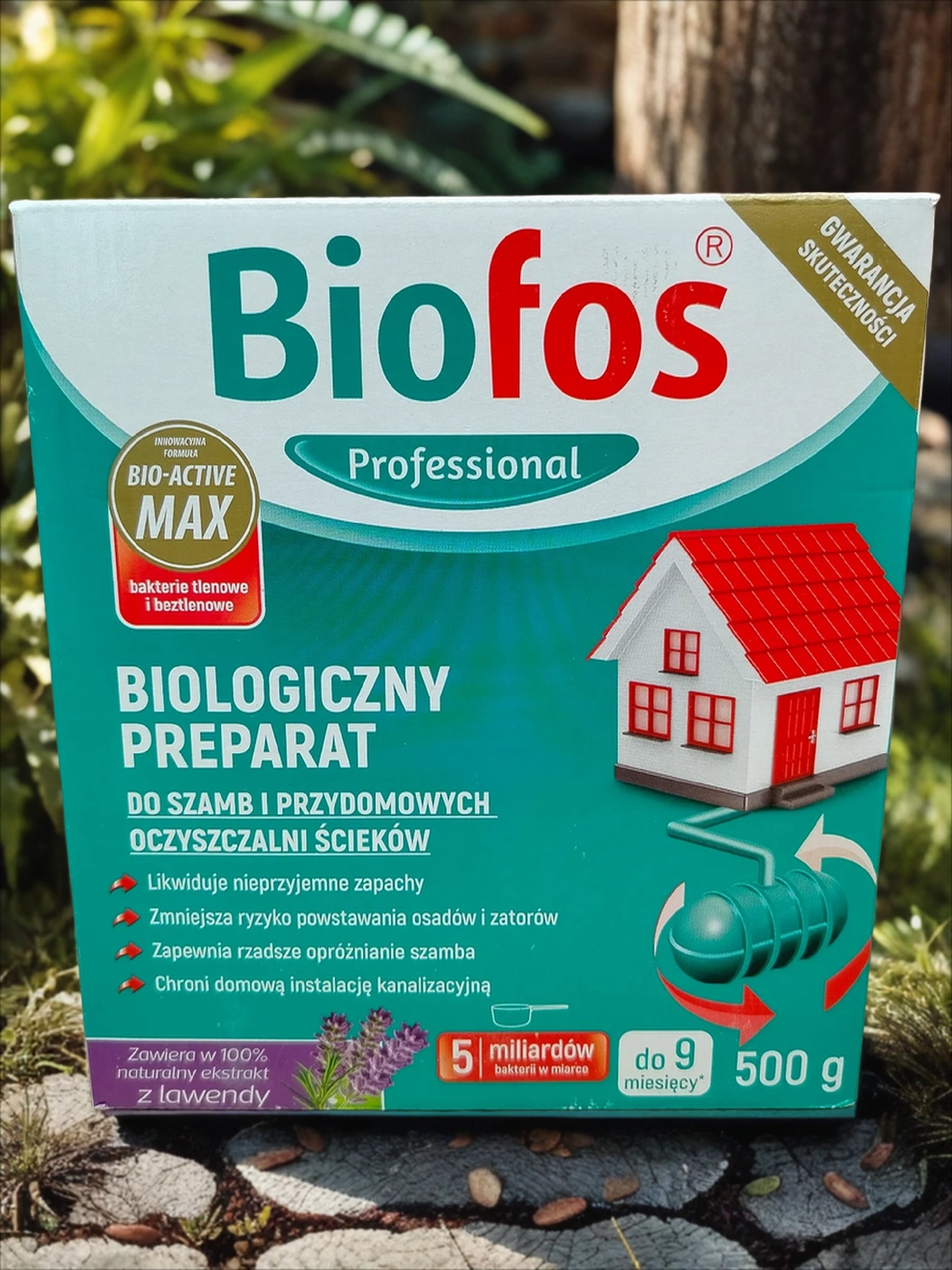 Biofos Professional Биологиеческий препарат для септиков, дачных туалетов и придомовых очистных станций 500 гр в коробке