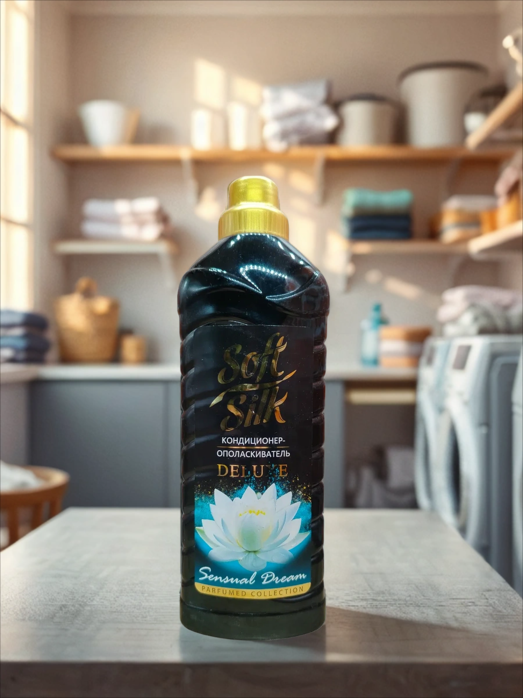 Romax Soft Silk Deluxe Sensual Dream Кондиционер-ополаскиватель для белья Чувственный сон 1 л на 33 стирки