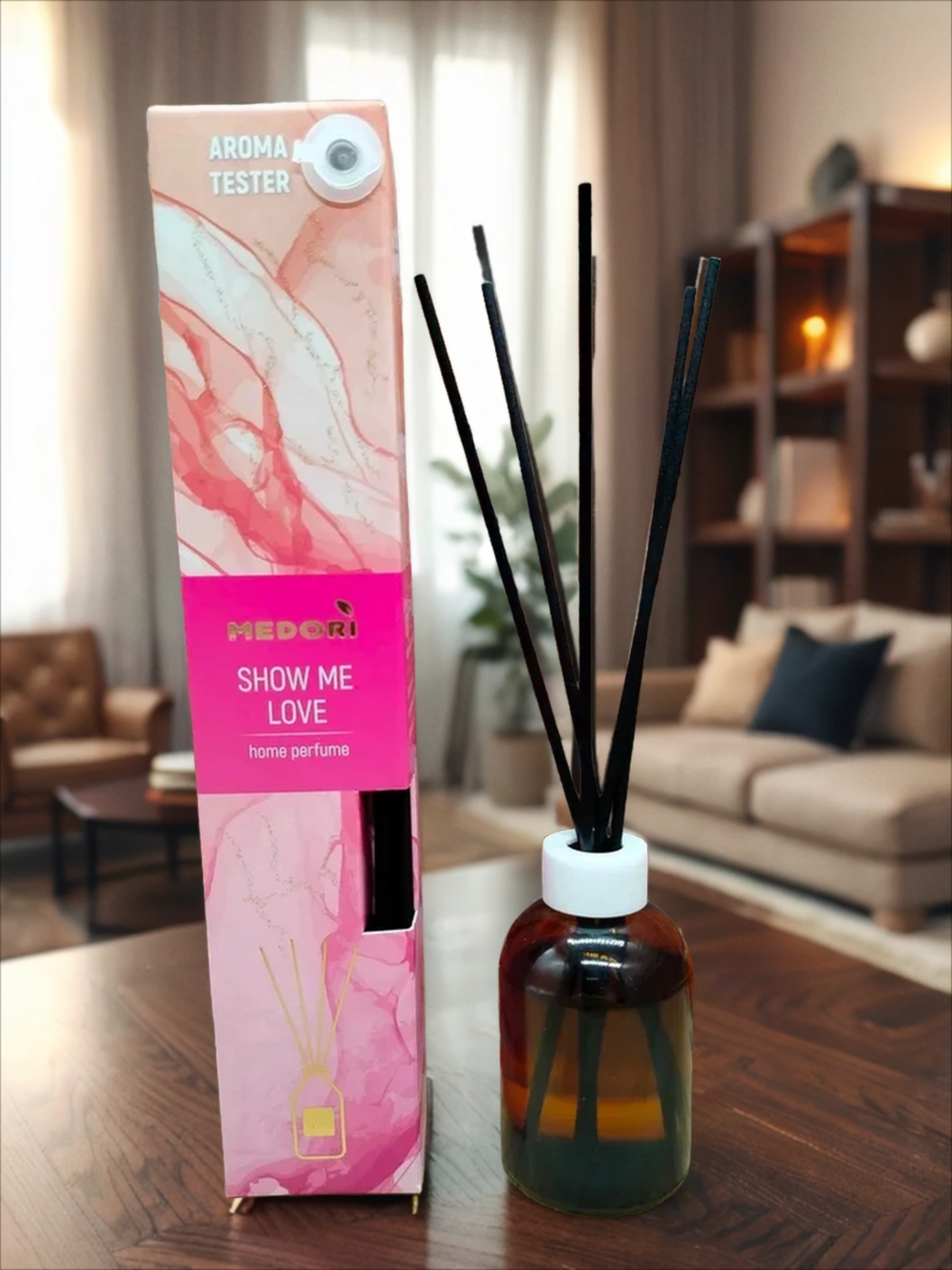 Medori Home Perfume TH-2026 Show Me Love Аромадиффузор для дома с палочками Покажи мне любовь 50 мл