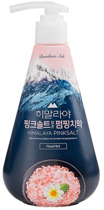 LG Perioe Pumping Himalaya Pinksalt Зубная паста гелевая с розовой гималайской солью Цветы и мята 285 гр