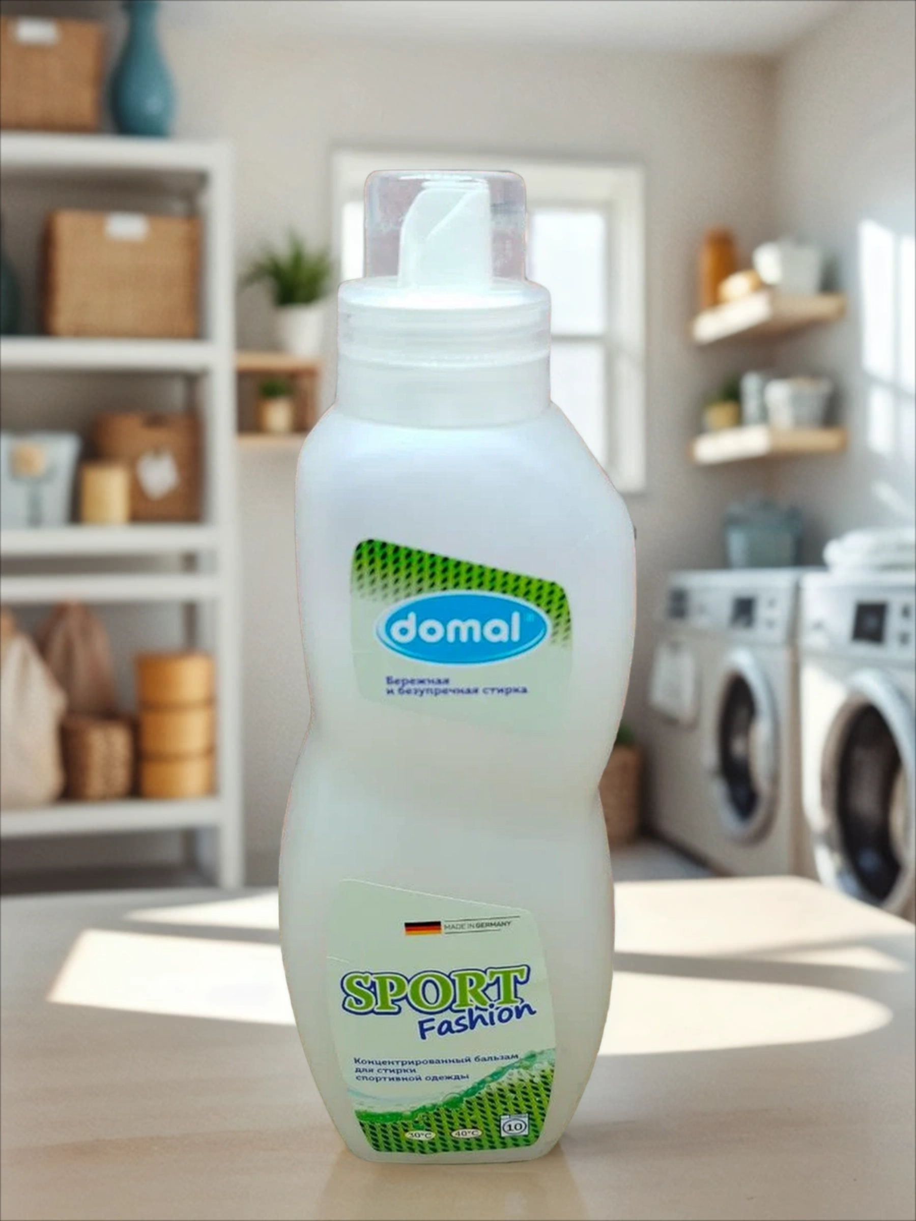 Domal Sport Fashion Концентрированный бальзам для стирки спортивной одежды и обуви 750 мл 10 стирок