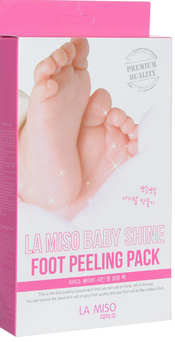 La Miso Baby Shine Пиллинг носочки 40 гр 1 пара