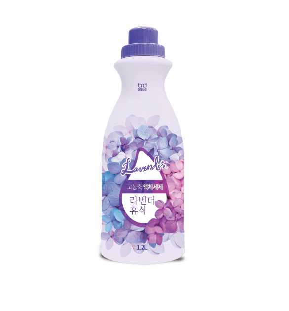 B&D High Enrichment Lavender Гель для стирки белья концентрированный с ароматом Лаванды 1.2 л на 40 стирок