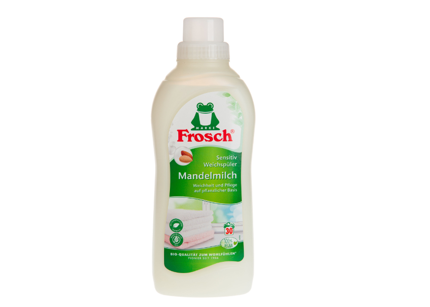 Frosch Концентрированный ополаскиватель для белья Миндальное молочко 750 мл