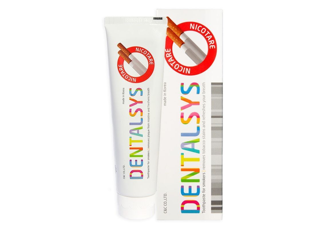 Aekyung Dentalsys Nicotare Зубная паста для курильщиков устраняющая никотиновый налет и освежающая дыхание 130 гр