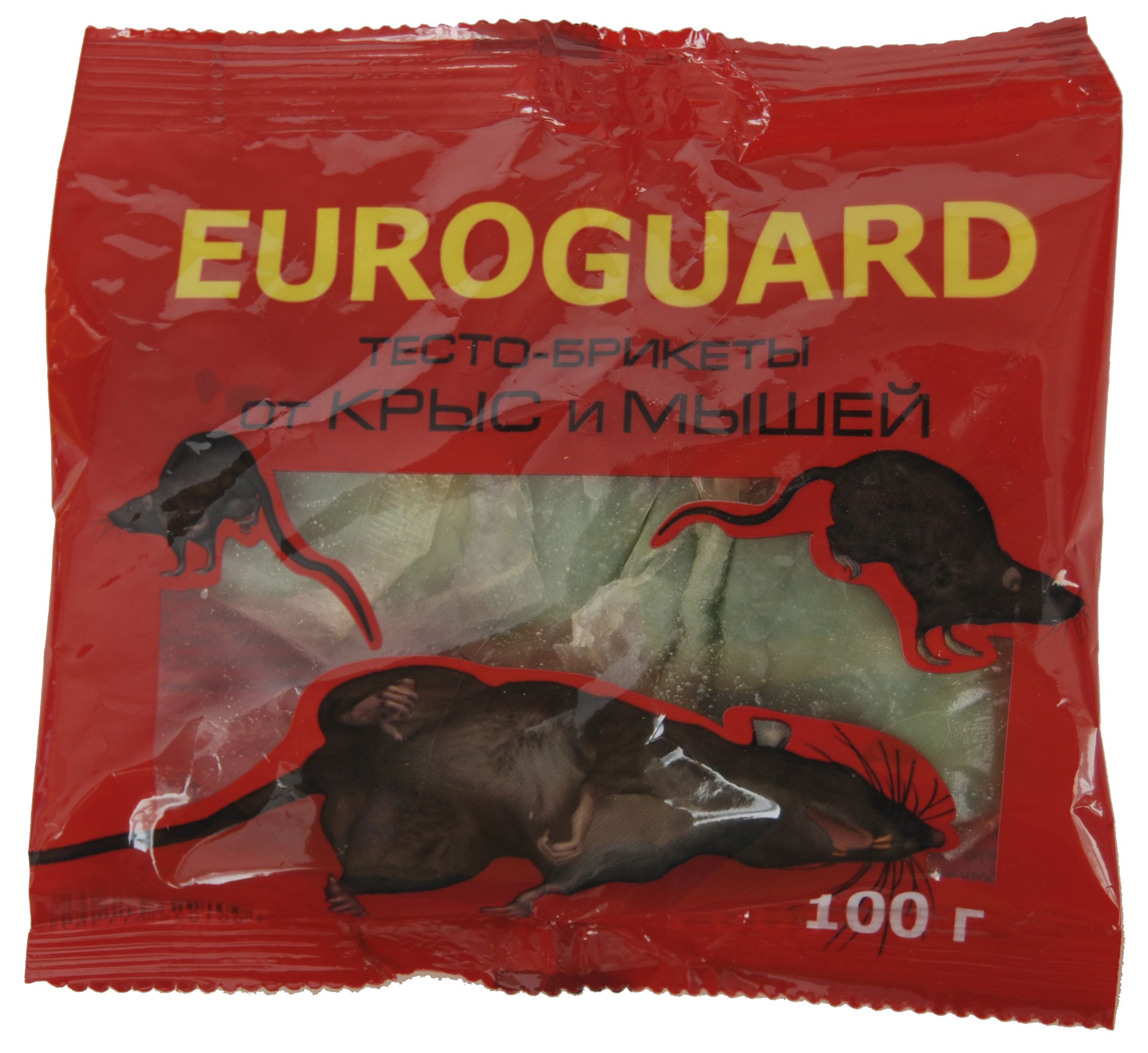 Eurogard Тесто-брикеты от крыс и мышей 100 гр