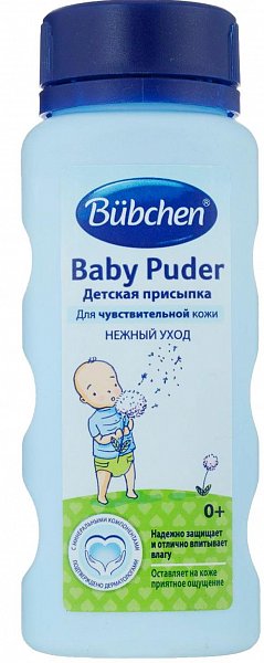 Bubchen  Baby Puder  Детская присыпка косметическая с рождения 100 мл