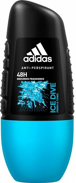 Adidas Ice Dive Дезодорант-антипереспрант роликовый для мужчин 50 мл