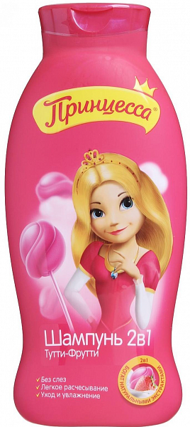Clever Принцесса Детский шампунь для волос Тутти-Фрутти 400 мл