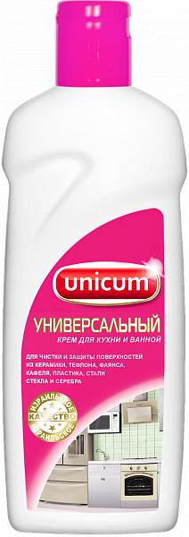 UNiCUM Универсальный крем для кухни и ванной 380 мл