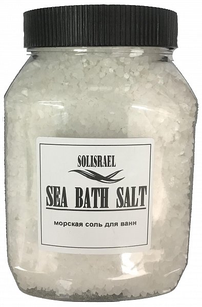 Solisrael Соль мертвого моря натуральная для ванн 750 гр в банке