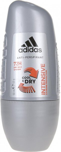 Adidas Cool & Dry Intensive Дезодорант-антипереспрант роликовый для мужчин 50 мл