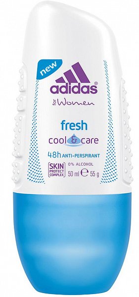 Adidas Cool & Care Fresh Дезодорант-антипереспрант роликовый для женщин 50 мл