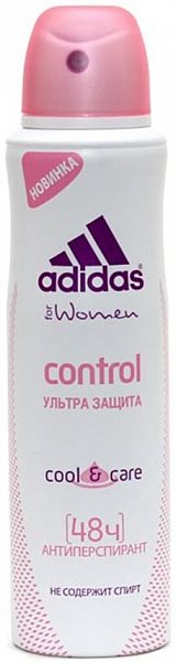 Adidas Cool & Care 48ч Control Дезодорант-антиперcпирант спрей для женщин 150 мл