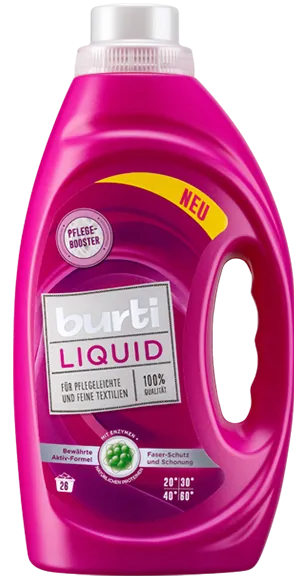 Burti Liquid Жидкое средство для стирки Цветного и Тонкого белья 1.45 л на 26 стирок