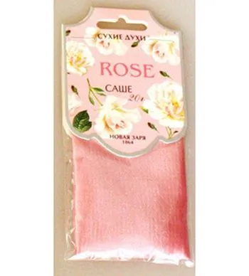 Новая Заря Sachets Rose Сухие духи-саше для шкафов и помещений Роза 20 гр