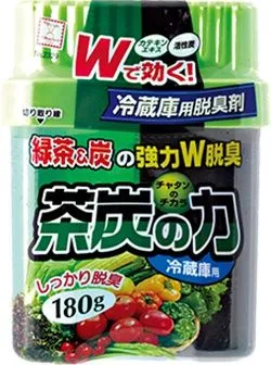 Kokubo Поглотитель запахов для холодильника Сила угля и зеленого чая 180 гр