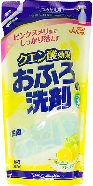 Kaneyo Jofure Пена-спрей чистящая для ванны с антибактериальным эффектом 380 мл запасной блок