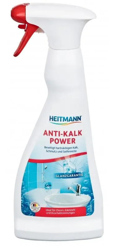 Heitmann Anti-Kalk Power Анти-известь Мощный спрей очиститель для акриловых ванн, душевых кабин, смесителей 500 мл