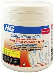 HG Комплексный усилитель моющего средства Белее белого с пятновыводителем 400 гр