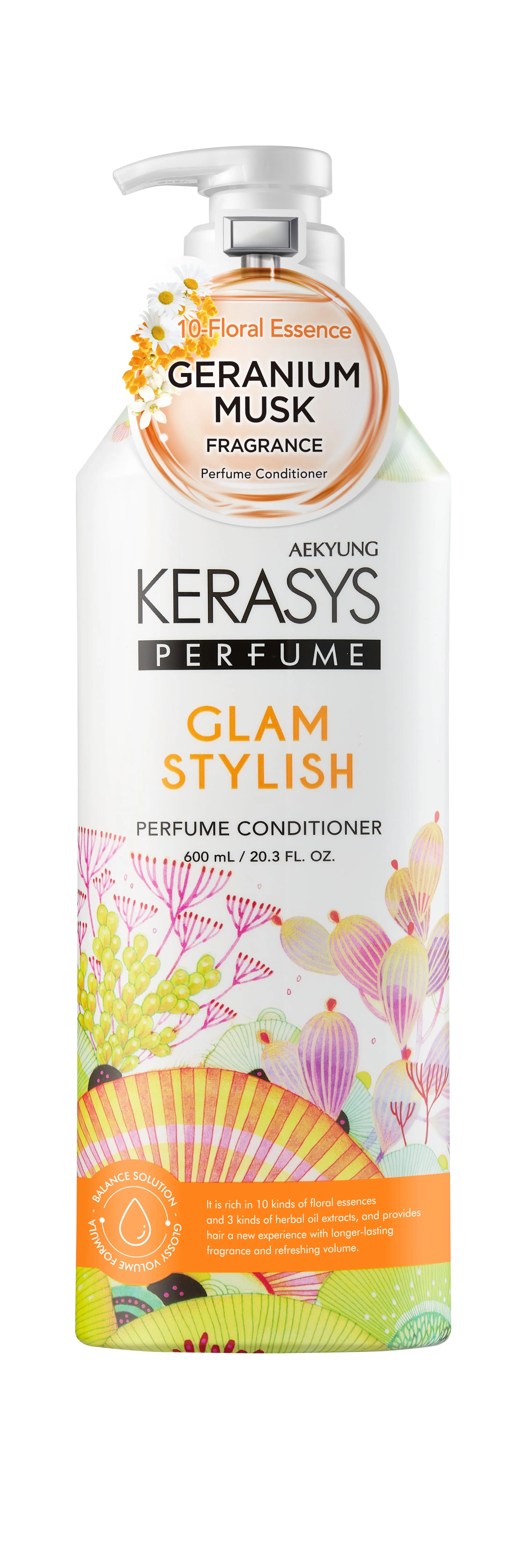 Aekyung Kerasys Parfumed Glam & Stylish Кондиционер для волос парфюмированный Гламур 600 мл