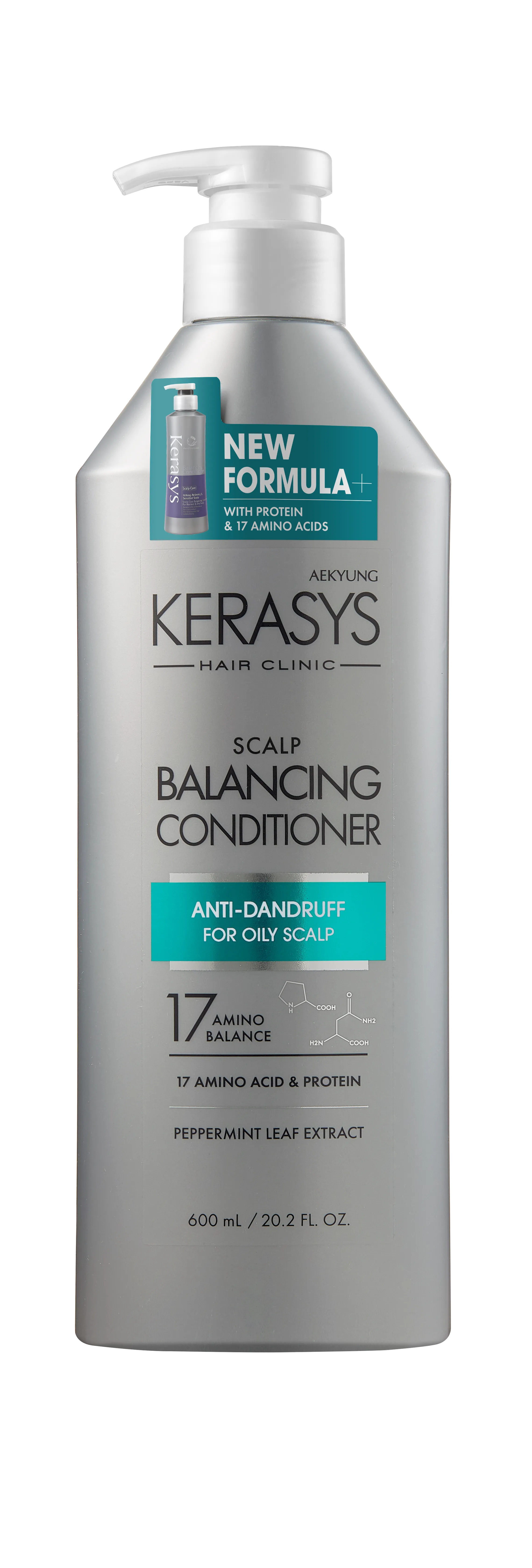 Aekyung Kerasys Hair Clinic Scalp Balancing Кондиционер для волос уход за жирной кожей головы 600 мл