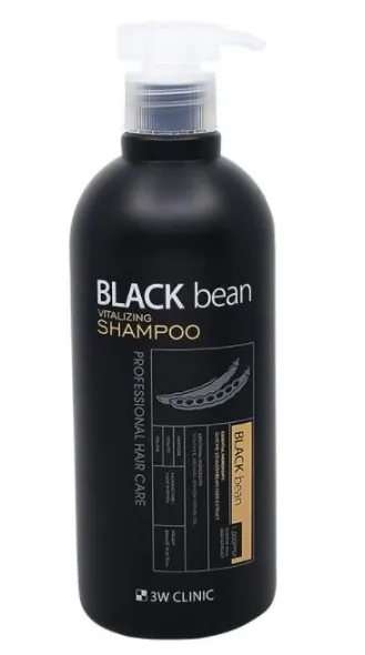 3W Clinic Vitalizing Black Bean Shampoo Шампунь восстанавливающий с с экстрактом черной фасоли 500 мл