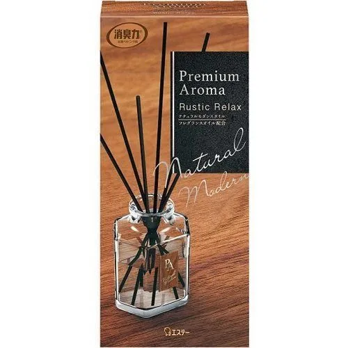 ST Shoushuuriki Premium Aroma Stick Освежитель воздуха с ротанговыми палочками Целительный ретрит 50 мл