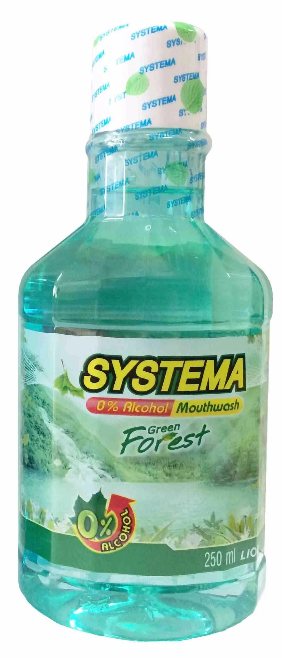 Lion Thai Systema Advanced Gum Care System Mouthwash Green Forest Ополаскиватель для полости рта Зеленый лес 250мл