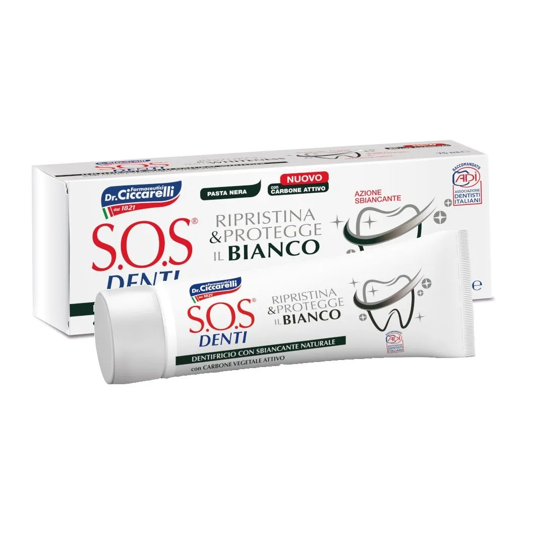 S.O.S Denti Whiteness Зубная паста отбеливающая 75 мл