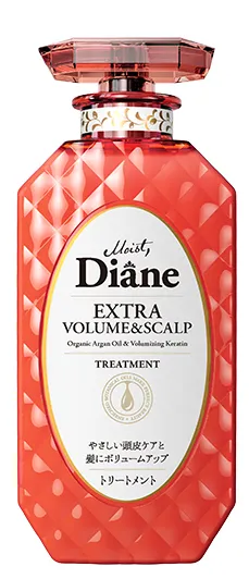Moist Diane Extra Volume & Scalp Бальзам-маска кератиновая без силиконона и сульфатов с аргановым маслом Объем и уход за кожей головы 450 мл