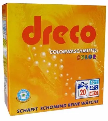 Dreco Color colorwaschmittel Универсальный стиральный порошок для цветного белья 3 кг