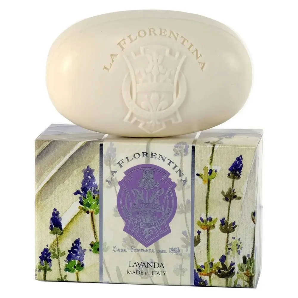 La Florentina Bath Soap Lavender Мыло для тела с маслом ши, оливковым маслом и экстрактом Лаванды 300 гр