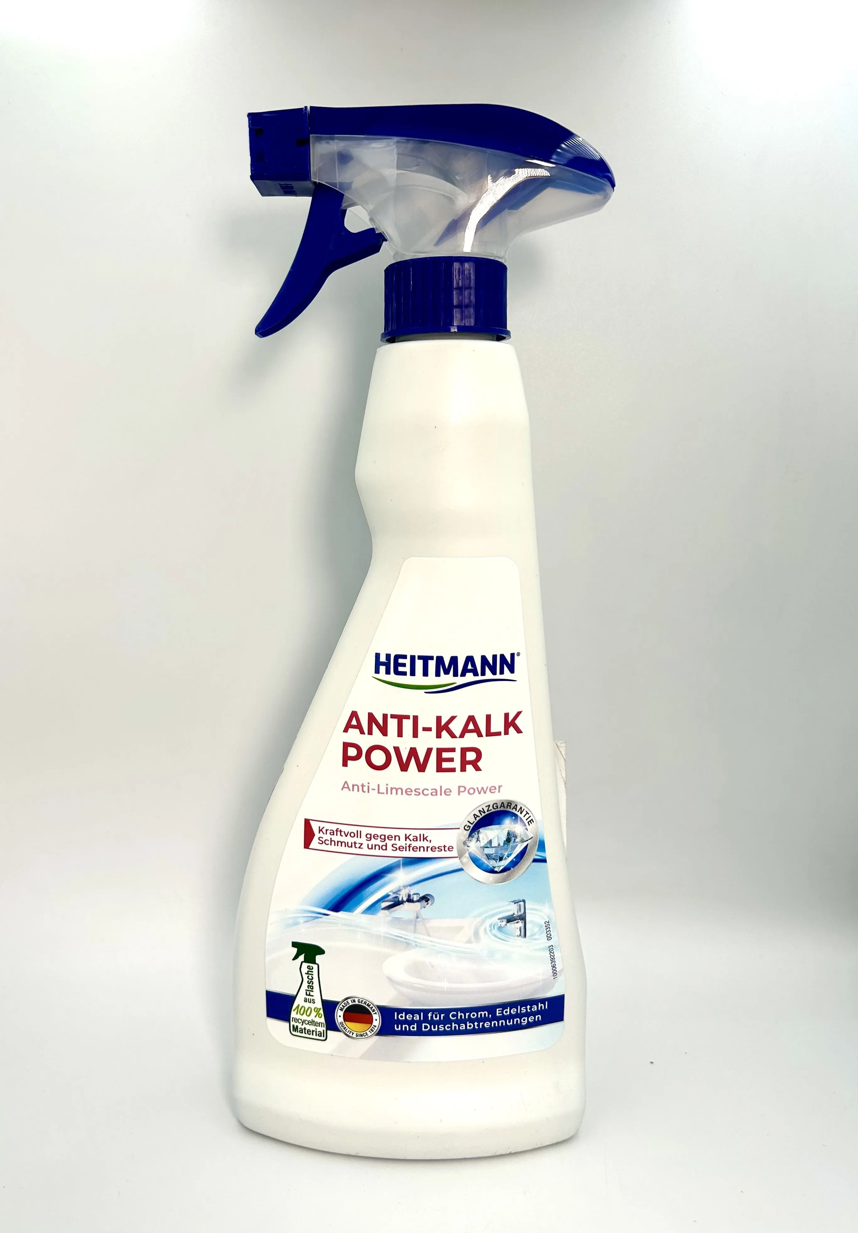 Heitmann Anti-Kalk Power Анти-известь Мощный спрей очиститель для акриловых ванн, душевых кабин, смесителей 500 мл
