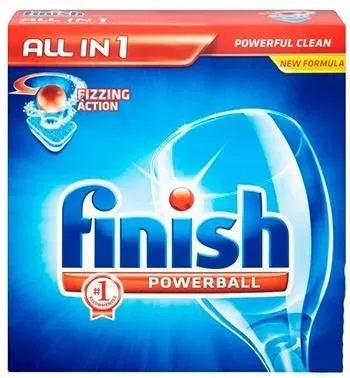 Finish Powerball All in 1 Таблетки для посудомоечной машины 13 шт в zip-пакете