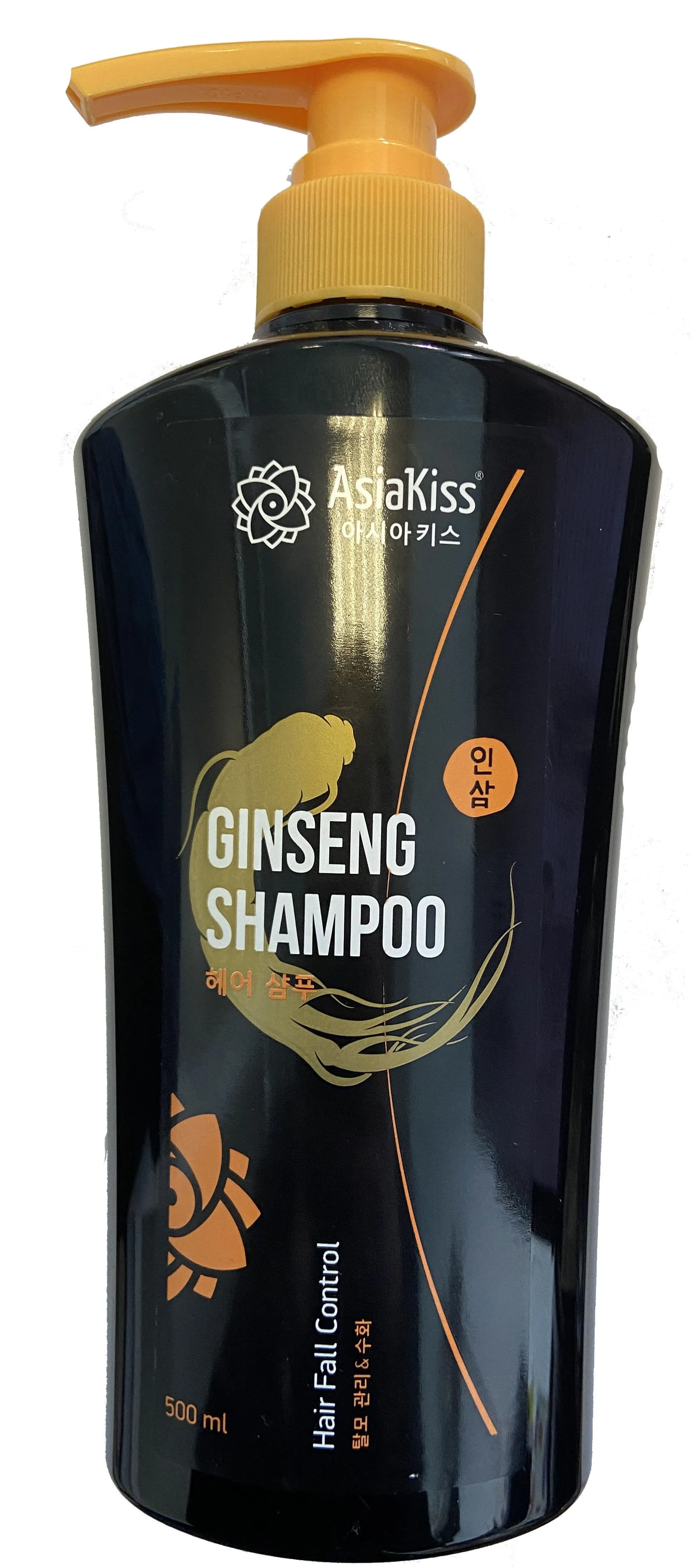 AsiaKiss Ginseng Shampoo Hair Fall Control Шампунь для волос с экстрактом женьшеня Контроль выпадения волос 500 мл