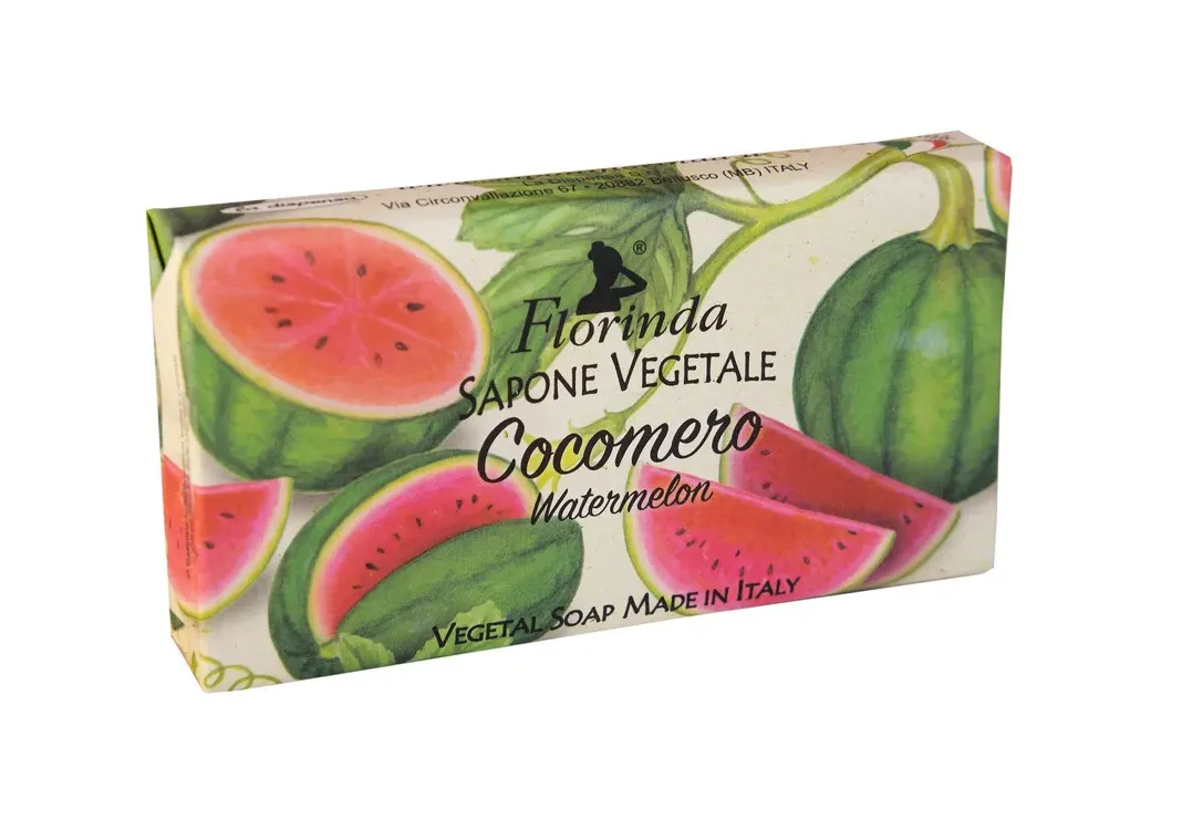 Florinda Vegetal Soap Watermelon Мыло натуральное на основе растительных масел Арбуз 100 гр