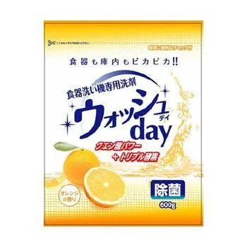 Nihon Порошок для посудомоечных машин с ароматом апельсина 600 гр в мягкой упаковке