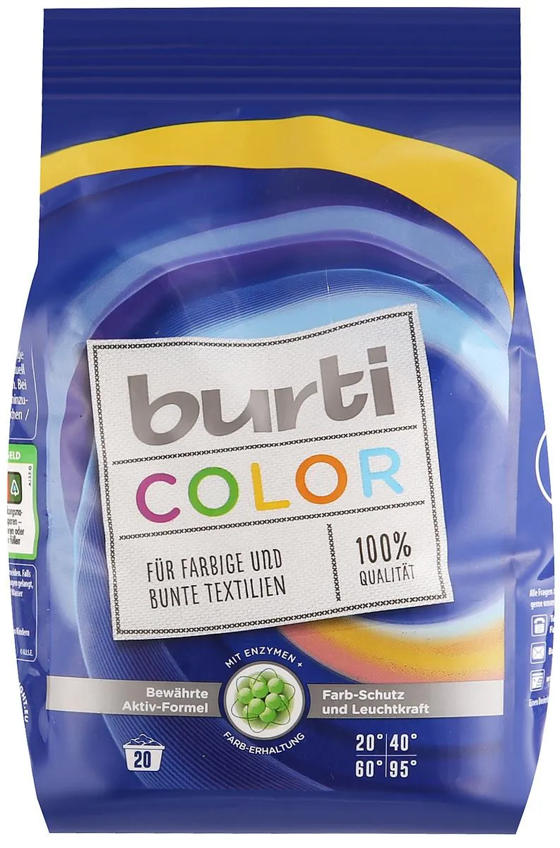 Burti Color Стиральный порошок для Цветного белья 1.5 кг на 20 стирок