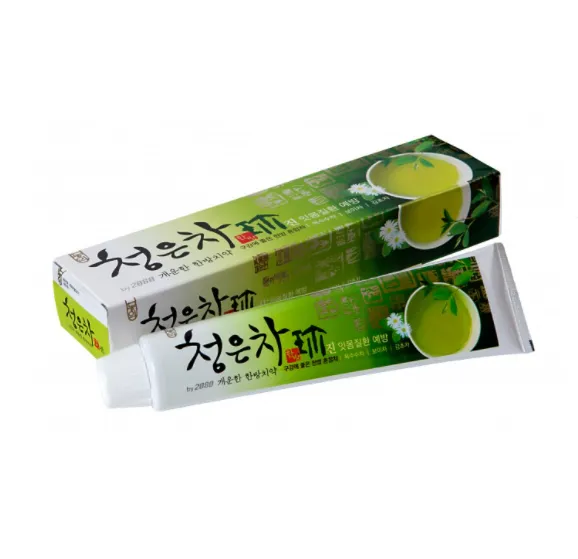 Aekyung Dental Clinic 2080 Cheong-en-cha Jin Зубная паста гелевая Восточный чай с экстрактами трав 125 гр